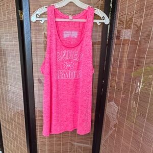 Under Armour Women's Bright Pink Tank Top XL